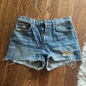 rag & bone Maya high-rise denim short